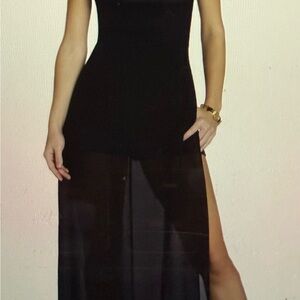 BCBG MaxAzria sleeveless skirted Romper